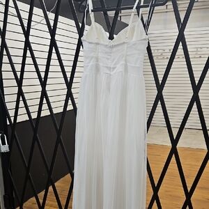 Iris White Spaghetti Strap Dress